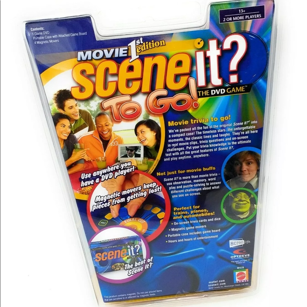 Scene it To Go Travel Game 1st Movie Edition NEW A popular go anywhere DVD Game